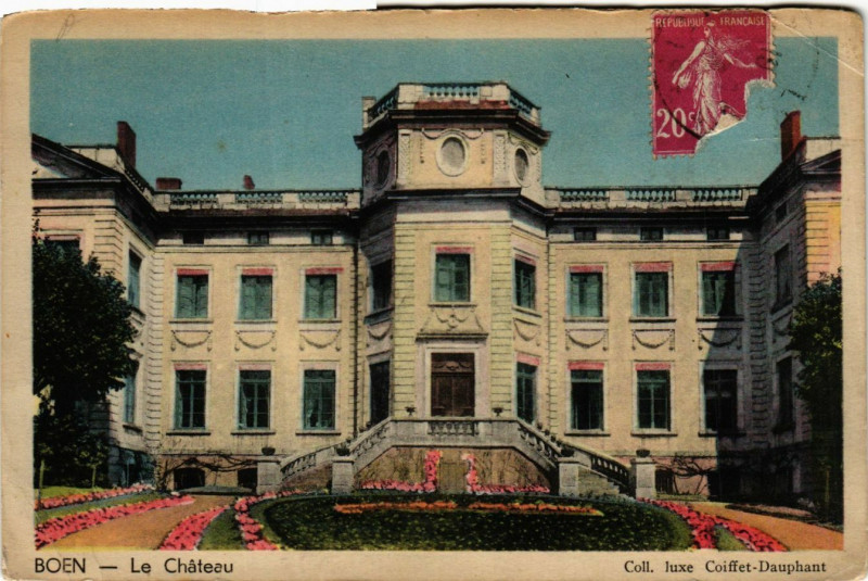 Carte postale ancienne Boen - Le Chateau