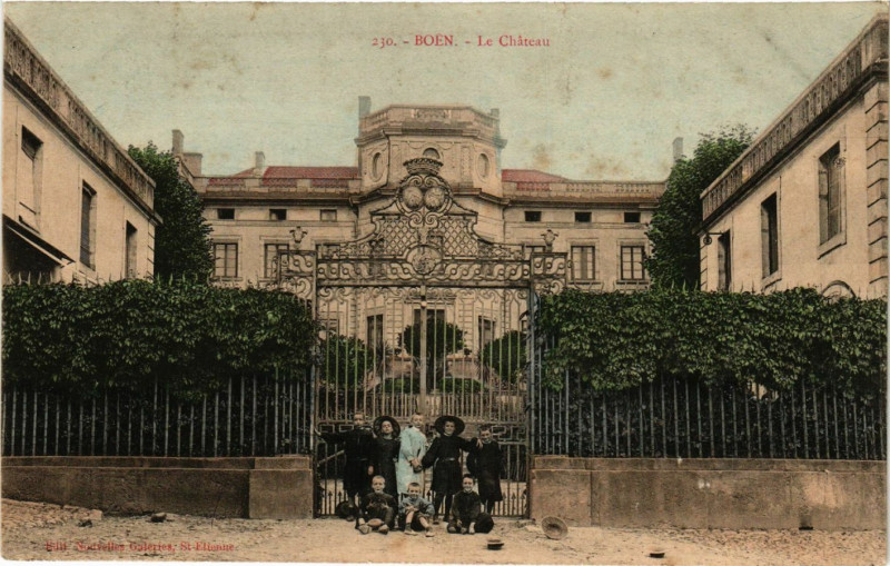 Carte postale ancienne Boen - Le Chateau