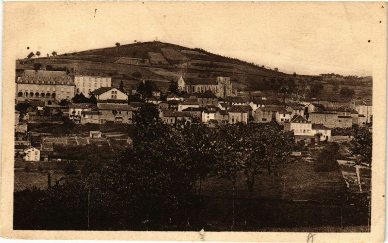 Carte postale ancienne Belmont - Vue générale prise de Magny
