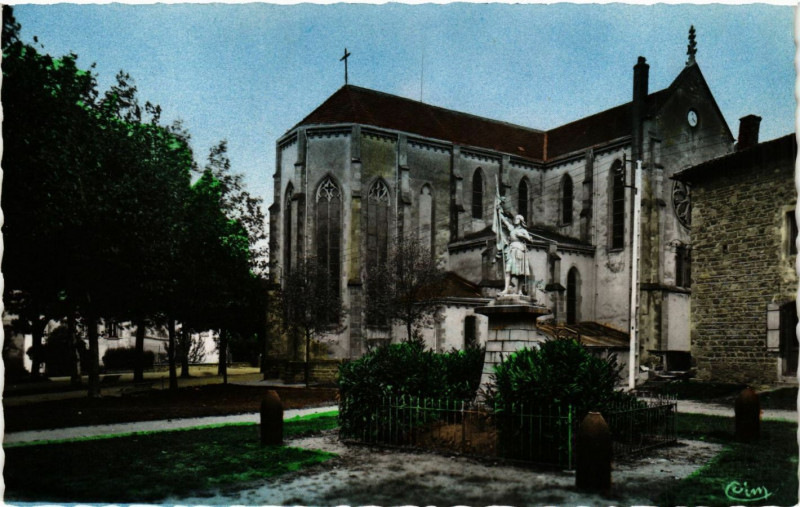 Carte postale ancienne Belmont - Place Jeanne-d'Arc