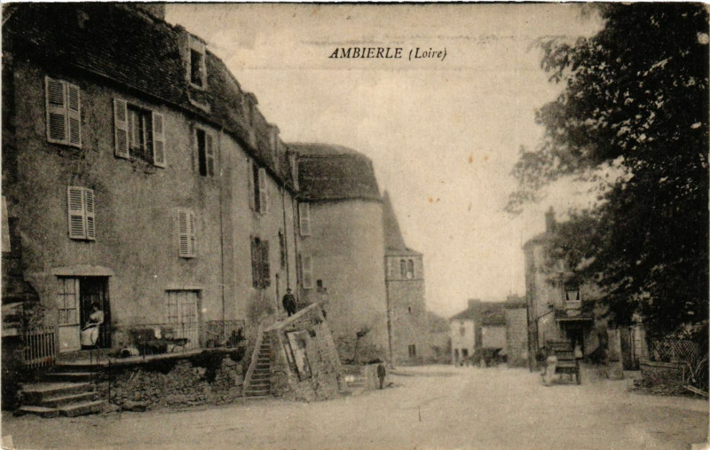 Carte postale ancienne Ambierle à Ambierle