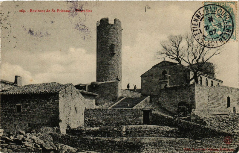 Carte postale ancienne Environs de St-Etienne - Chambles à Chambles