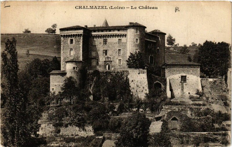 Carte postale ancienne Chalmazel - Le Chateau à Chalmazel-Jeansagnière