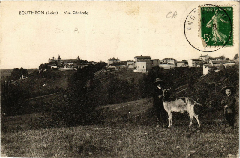 Carte postale ancienne Boutheon - Vue Générale