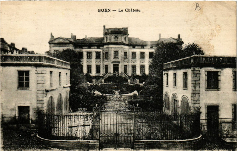 Carte postale ancienne Boen - Le Chateau