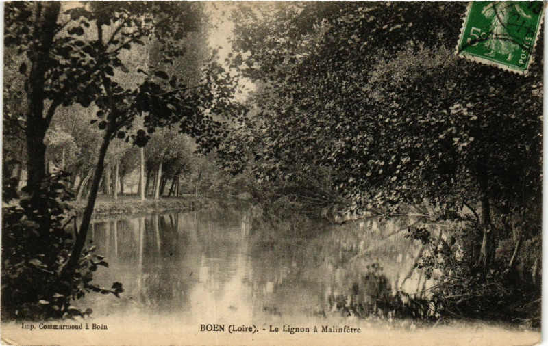 Carte postale ancienne Boen - Le Lignon a Malinfetre