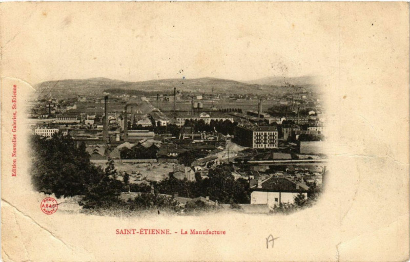 Carte postale ancienne Saint-Etienne la manufacture
