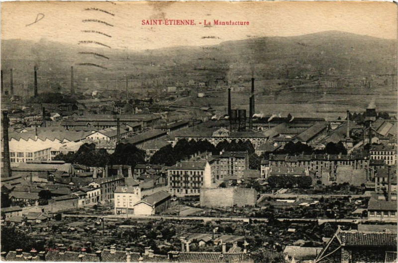 Carte postale ancienne Saint-Etienne la manufacture