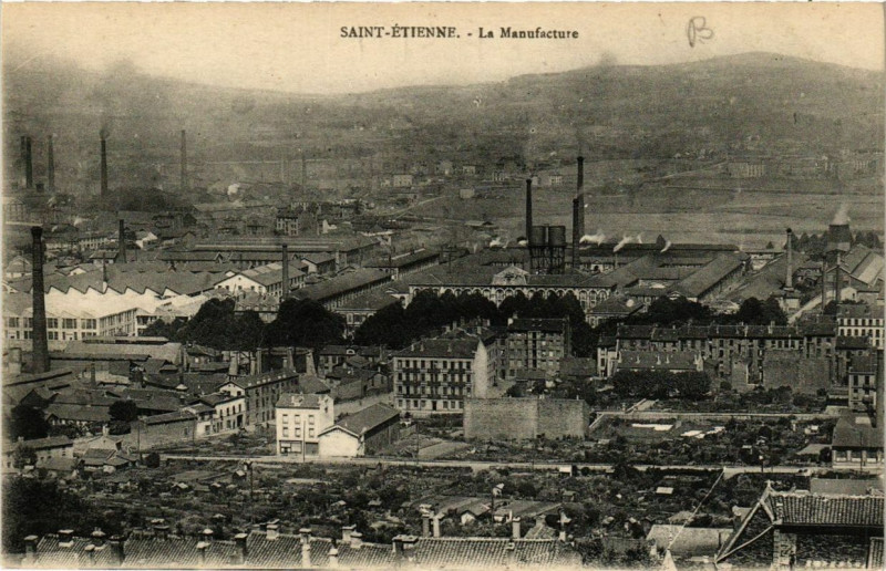 Carte postale ancienne Saint-Etienne La Manufacture