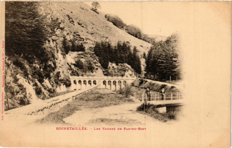 Carte postale ancienne Rochetaillee - Les Varres de Pas-du-Riot à Roche