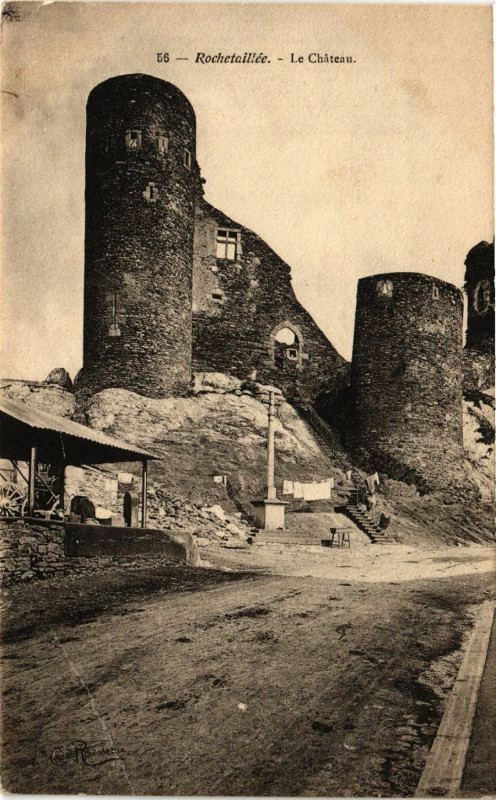 Carte postale ancienne Rochetaillee - Le Chateau à Roche