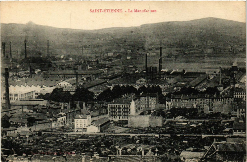 Carte postale ancienne Saint-Etienne - La Manufacture à Saint-Étienne