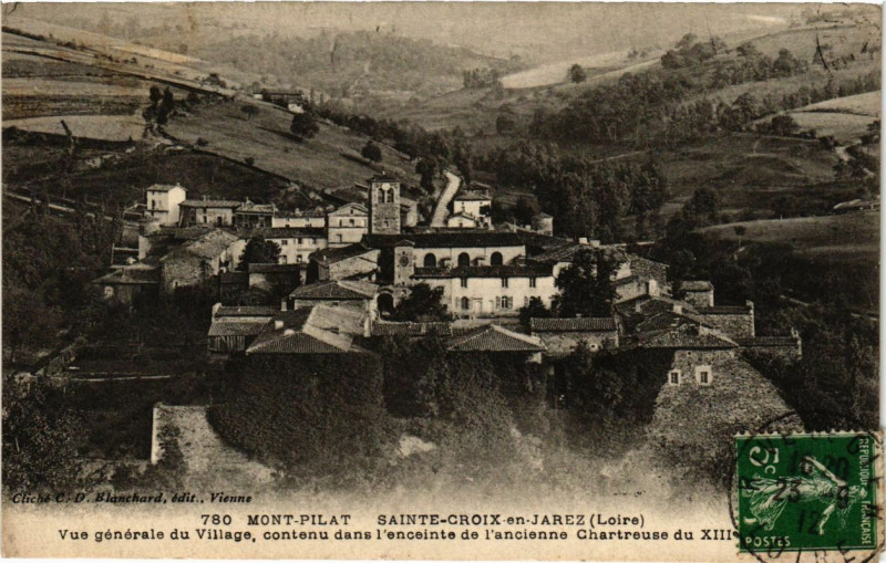 Carte postale ancienne Mont-Pilat - Sainte-Croix-en-Jarez à Sainte-Croix-en-Jarez