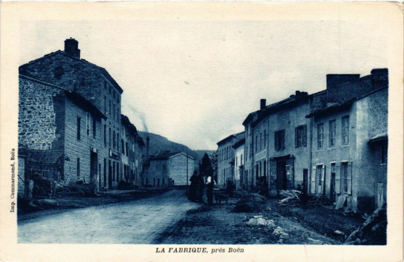 Carte postale ancienne La Fabrique pres Boen