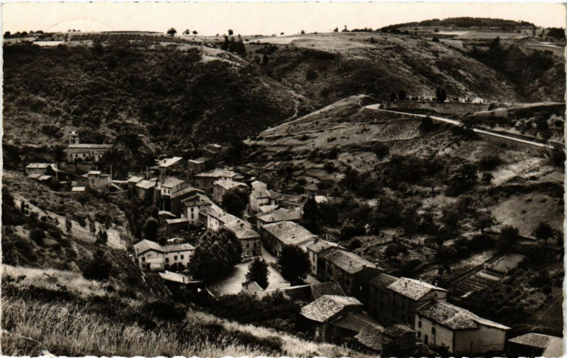 Carte postale ancienne Malleval - Vue générale à Malleval