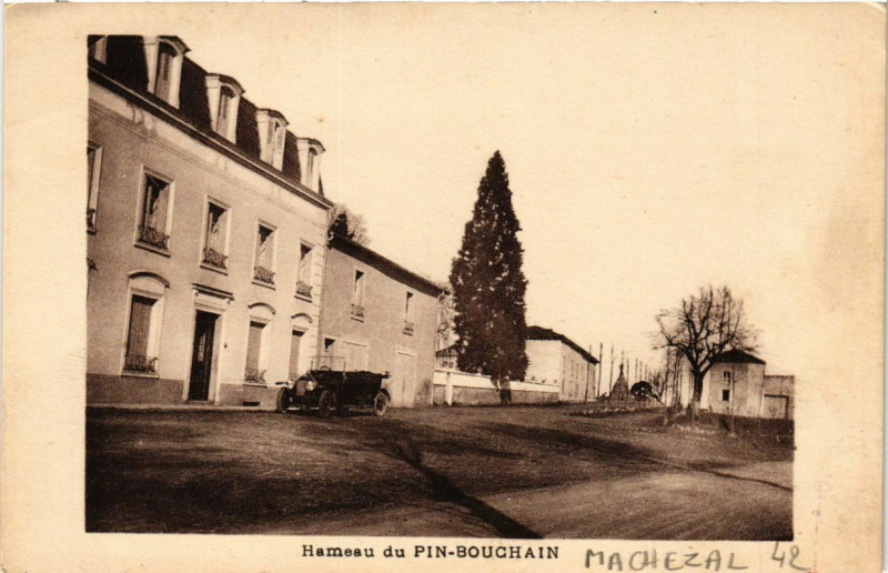 Carte postale ancienne Hameau du Pin-Bouchain
