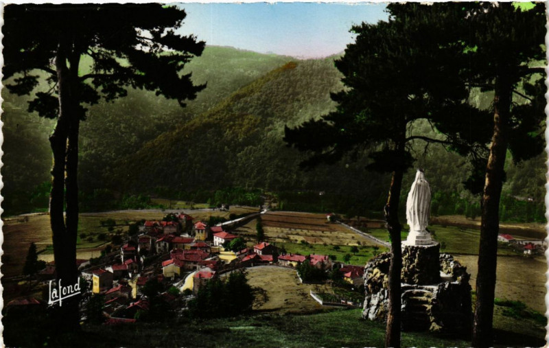 Carte postale ancienne Saint-Paul en Cornillon - Vue générale à Saint-Paul-en-Cornillon