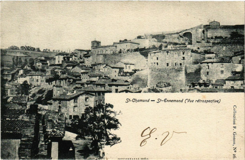 Carte postale ancienne Saint-Chamond - Saint-Ennemond à Saint-Chamond