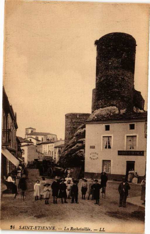 Carte postale ancienne Saint-Etienne-La Rochetaillee à Roche