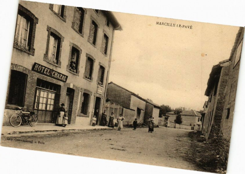 Carte postale ancienne Marcilly-le-Pave à Marcilly-le-Châtel