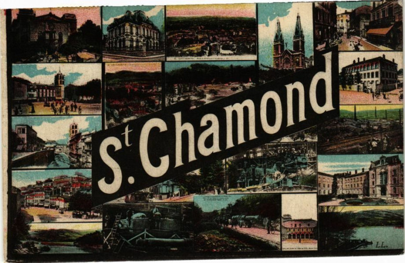 Carte postale ancienne Saint-Chamond à Saint-Chamond