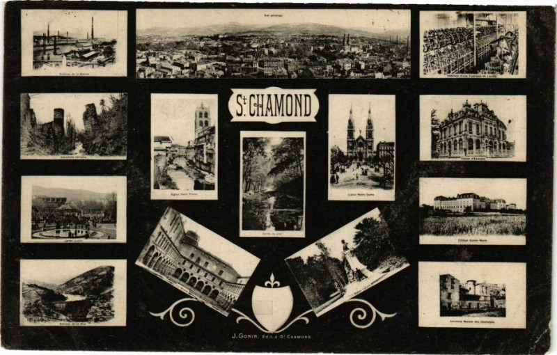 Carte postale ancienne Saint-Chamond à Saint-Chamond
