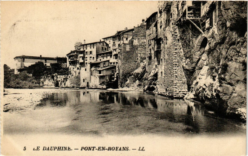 Carte postale ancienne Pont-en-Royans - Scene à Pont-en-Royans