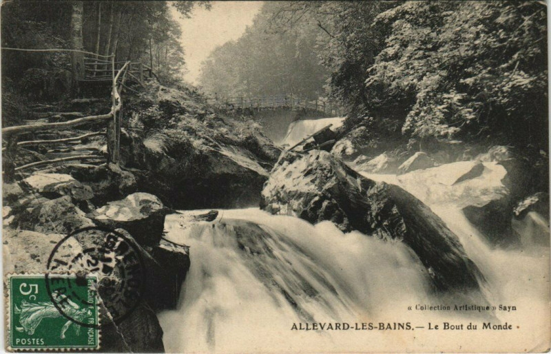 Carte postale ancienne Allevard-les-Bains - Le Bout du Monde à Allevard