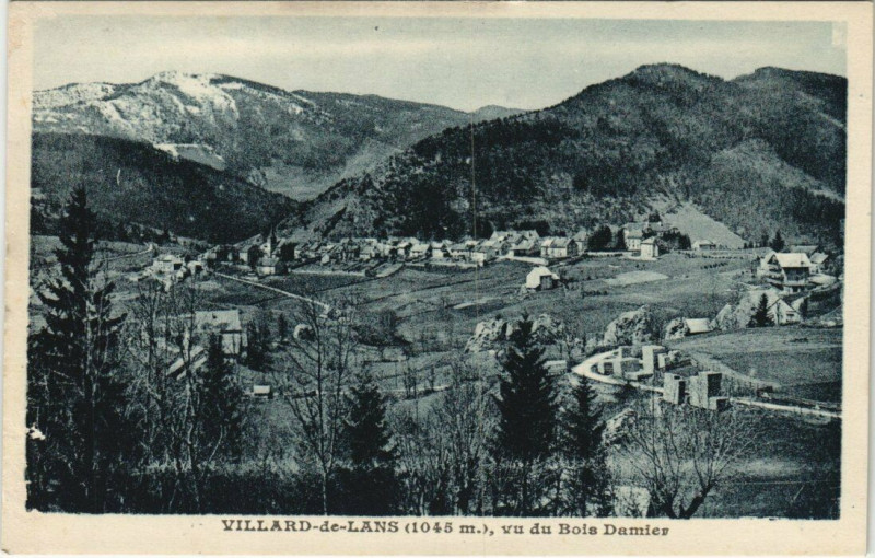 Carte postale ancienne Villard de Lans (1045 m) - ve du Bois Damier à Villard-de-Lans