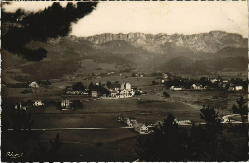 Carte postale ancienne Env. de Villard de Lans - Chaine du Col Vert à Villard-de-Lans