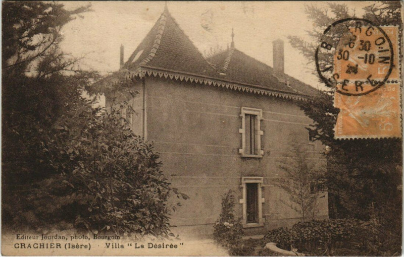 Carte postale ancienne Charcier - Villa La Desirée