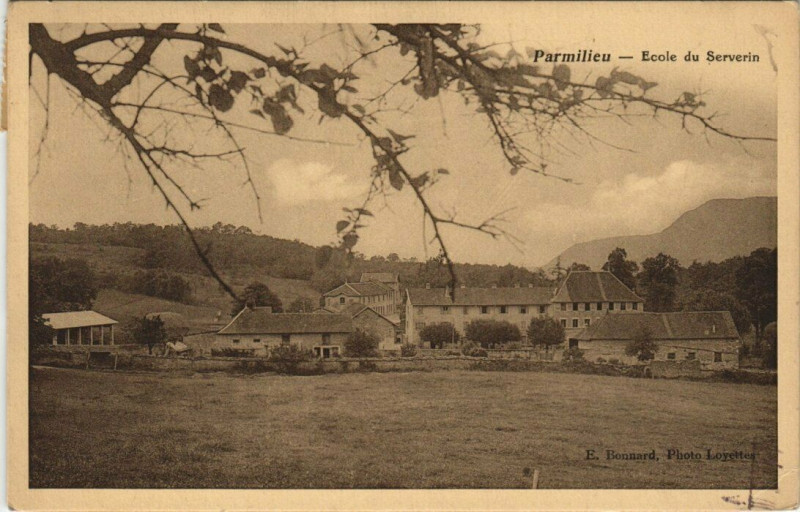 Carte postale ancienne Parmilieu - Ecloe du Serverin à Parmilieu
