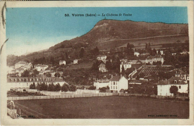 Carte postale ancienne Voiron - Le Chateau de Vouise à Voiron