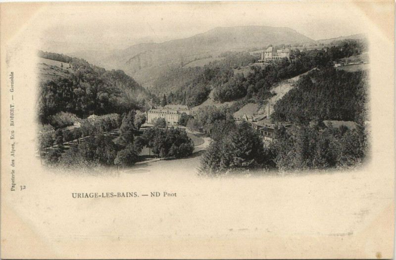 Carte postale ancienne Uriage-les-Bains - Nd Pnot