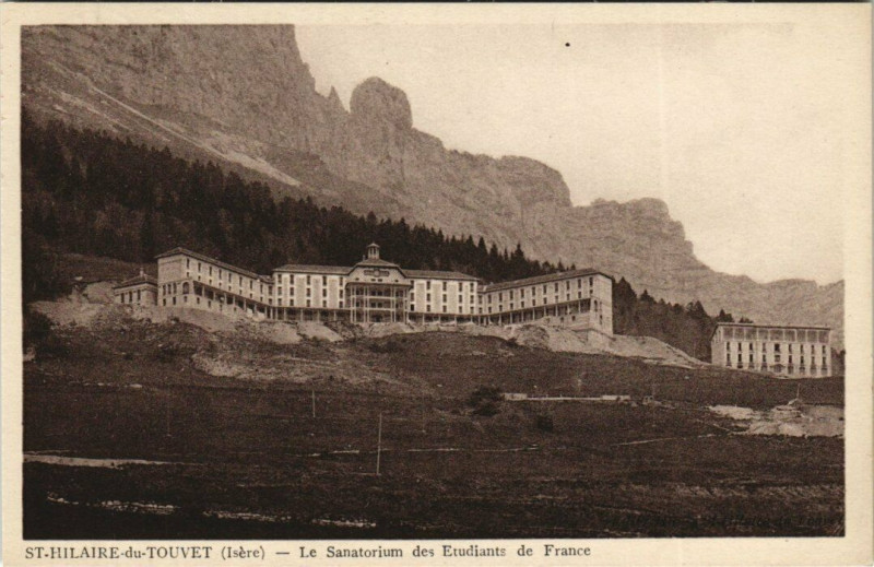 Carte postale ancienne Saint-Hillaire-du-Touvet - Le Sanatorium des Etudiante