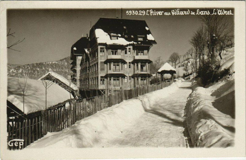 Carte postale ancienne L'Priver au Villard de Lans à Villard-de-Lans