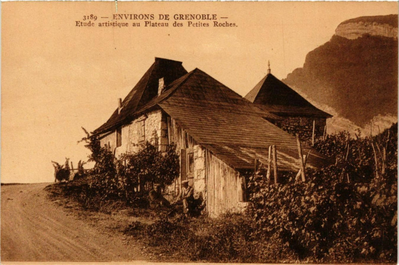 Carte postale ancienne Etude Artistique au Plateau des Petites Roches France à Plateau-des-Petites-Roches
