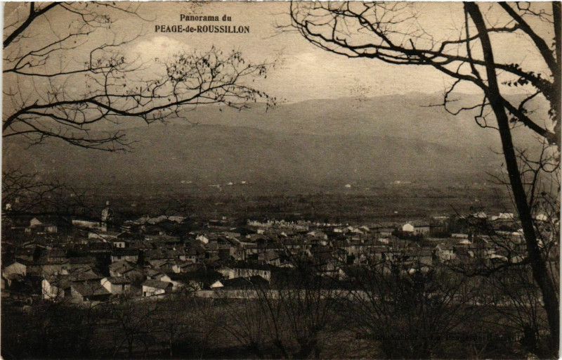 Carte postale ancienne Le Peage-de-Roussillon - Panorama France au Péage-de-Roussillon