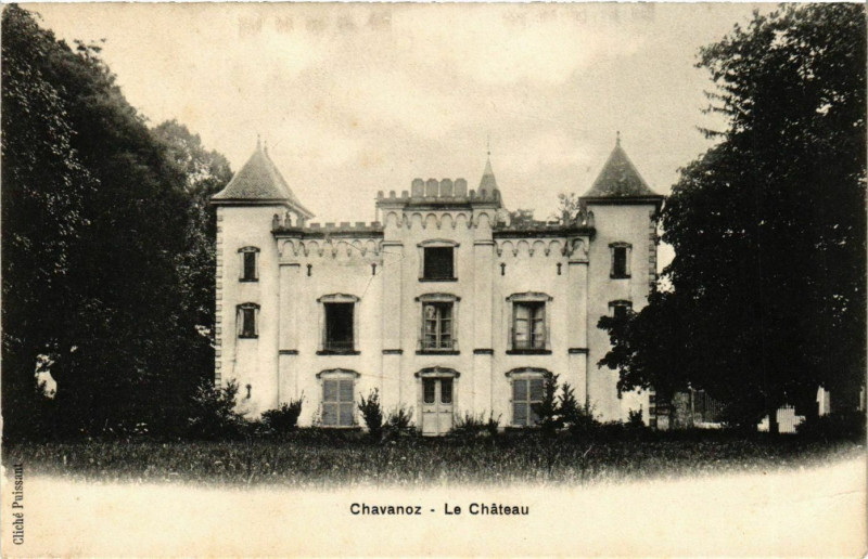 Carte postale ancienne Le Château à Chavanoz