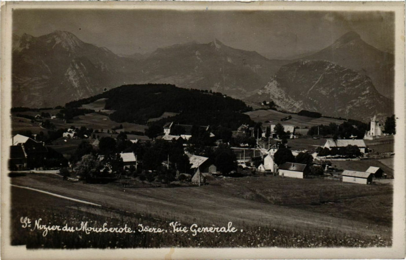 Carte postale ancienne Saint-Nizier-du-Moucherotte - Vue Generale France à Saint-Nizier-du-Moucherotte