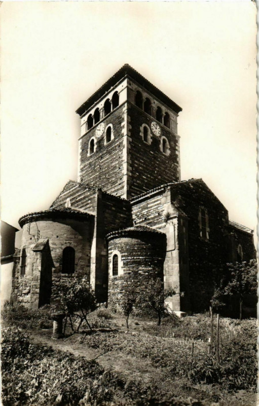 Carte postale ancienne Ternay - Eglise France
