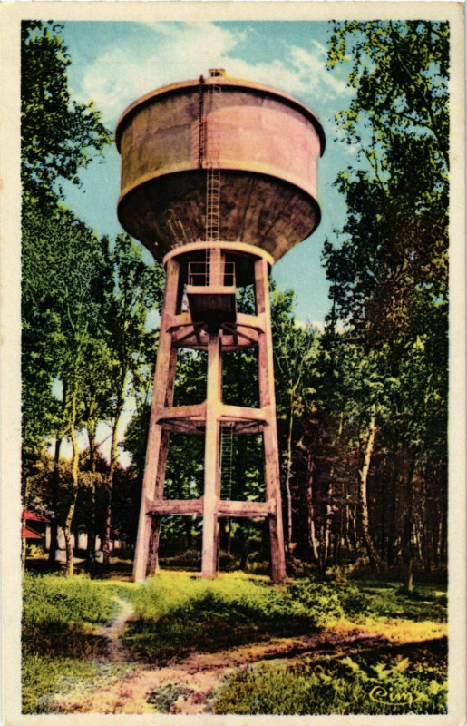 Carte postale ancienne Chambaran - Le Chateau d'Eau France