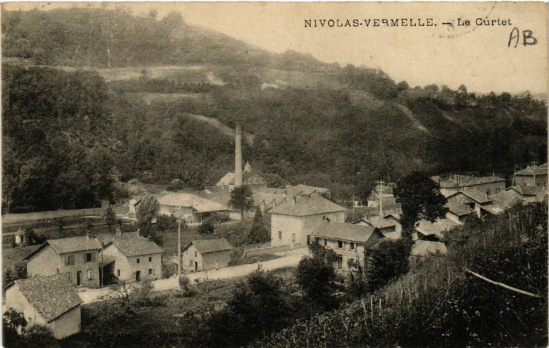 Carte postale ancienne Nivolas-Vermelle - Le Curtet à Nivolas-Vermelle