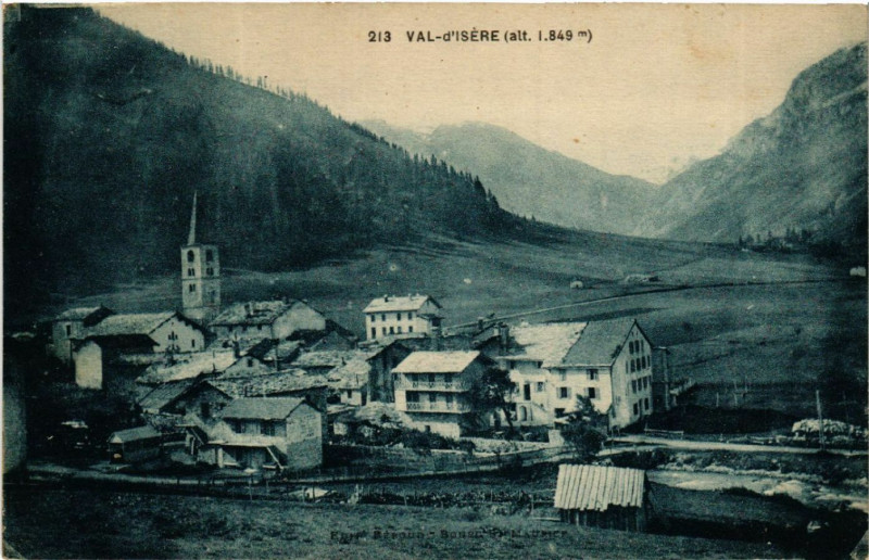 Carte postale ancienne Val-d'Isere - Vue