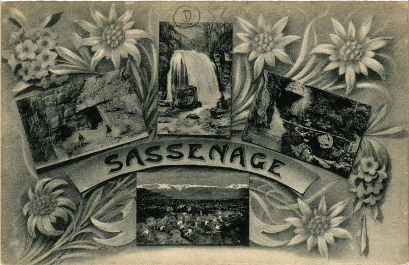 Carte postale ancienne Sassenage - Scenes à Sassenage