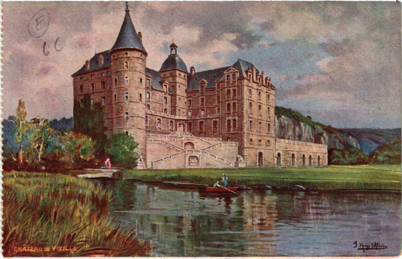 Carte postale ancienne Vizille - Chateau de Vizille à Vizille