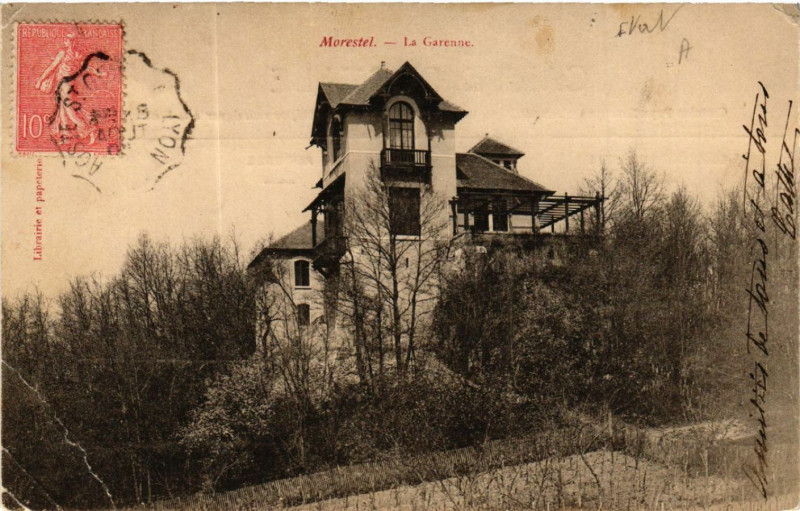Carte postale ancienne Morestel - La Garenne à Morestel
