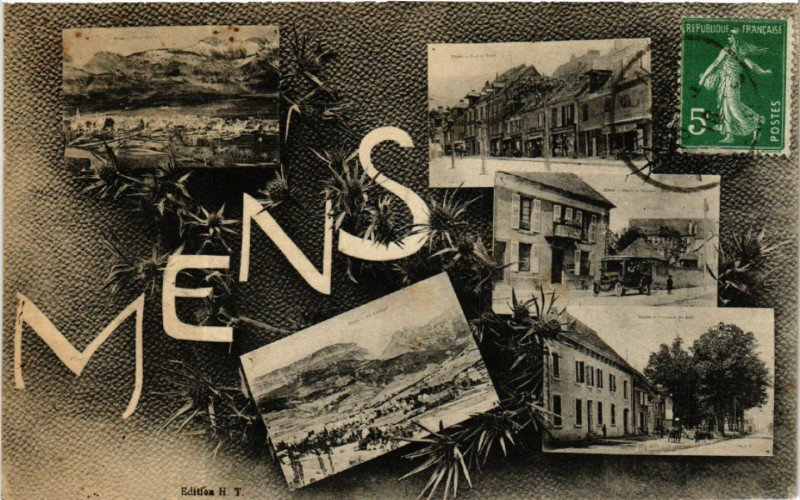 Carte postale ancienne Mens à Mens