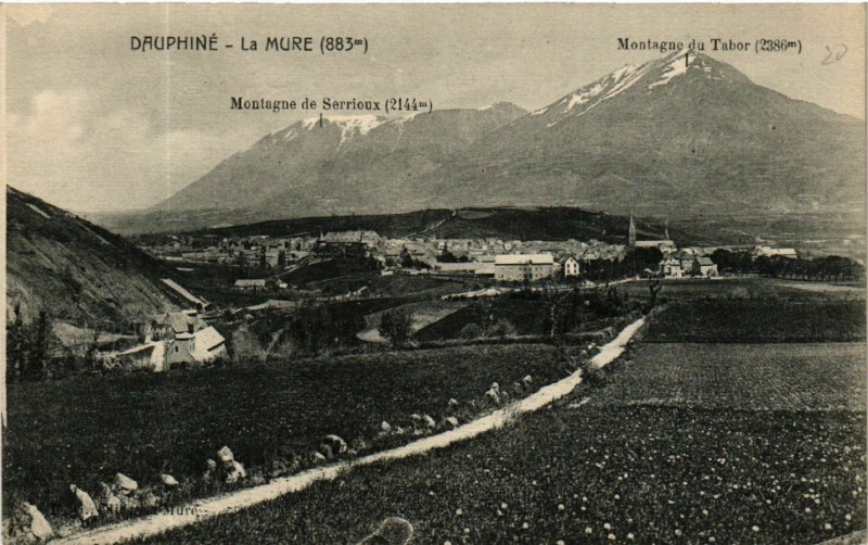 Carte postale ancienne Dauphiné - La Mure à La Mure