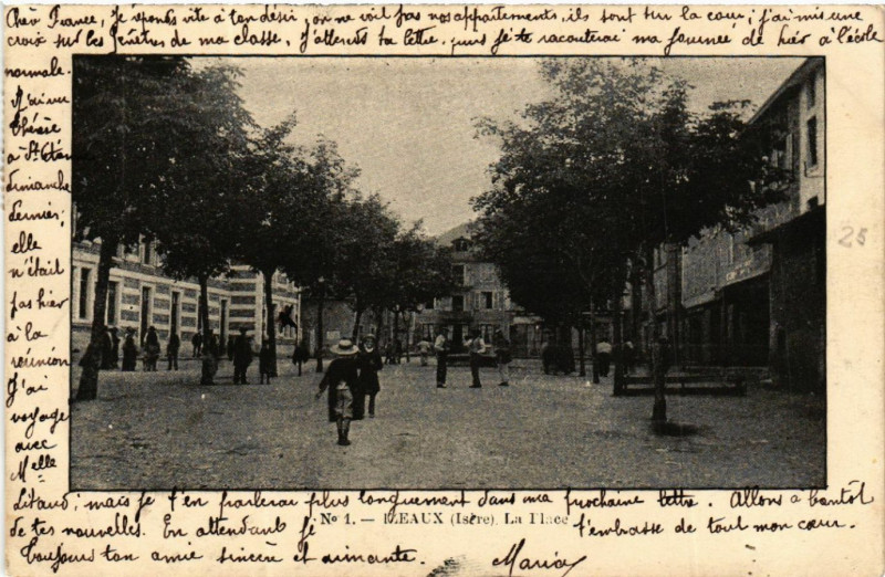 Carte postale ancienne Izeaux - La L'Lace à Izeaux